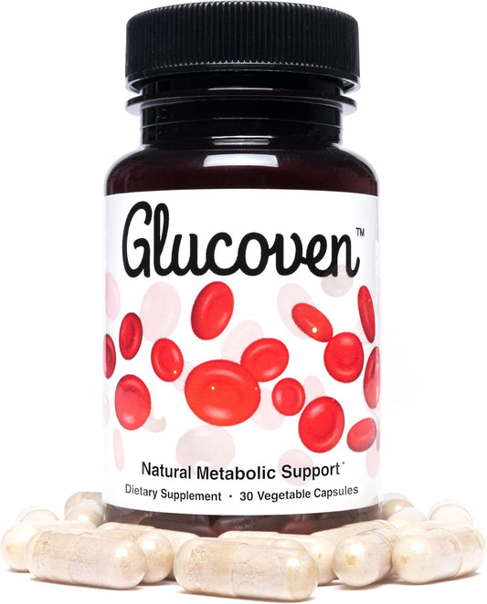 Natural Metabolic Support Supplement, Vegan, Gluten-Free 30 Vegetable Capsules