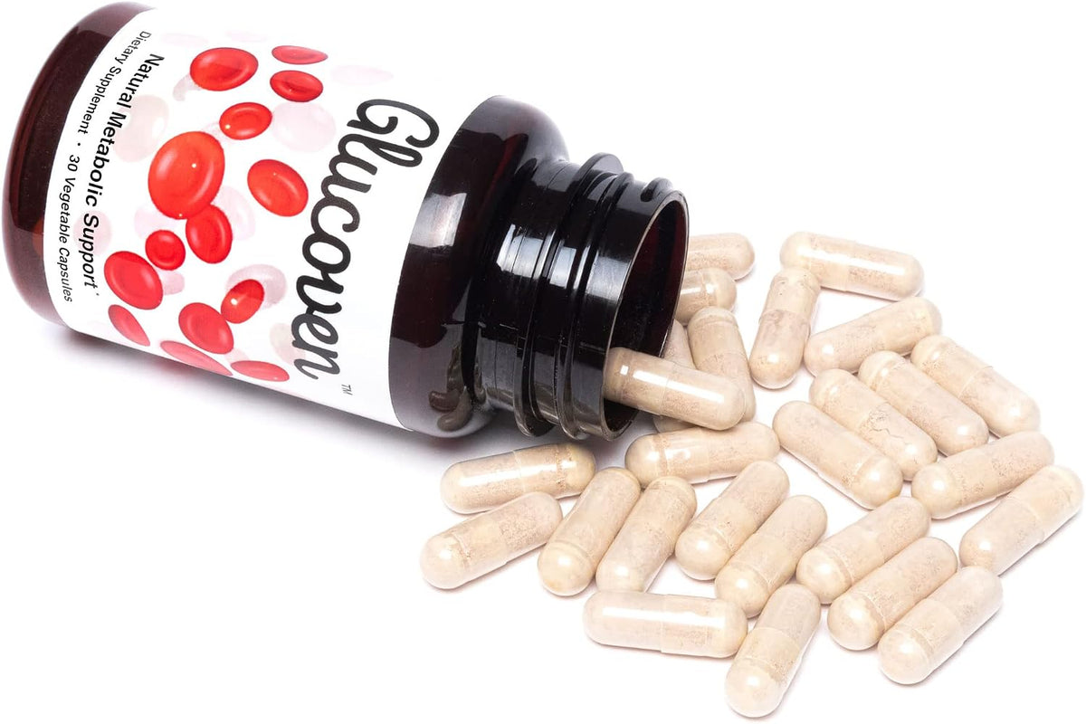 Natural Metabolic Support Supplement, Vegan, Gluten-Free 30 Vegetable Capsules