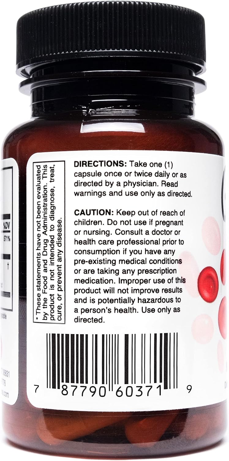 Natural Metabolic Support Supplement, Vegan, Gluten-Free 30 Vegetable Capsules