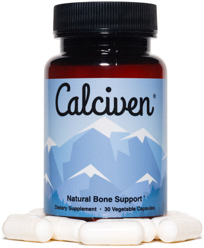 Calciven Natural Bone Support Supplement, Vegetarian, Gluten-Free 30 Vegetable Capsules