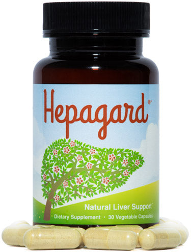 Hepagard Natural Liver Support Supplement with NAC, Vegan, Gluten-Free 30 Vegetable Capsules